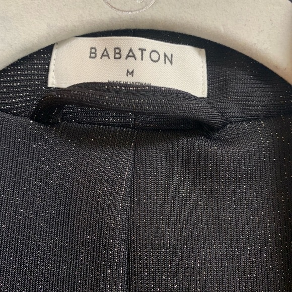 NEW With Tags Aritzia BABATON MACAULEY Blazer In Black/ Silver Style 75572 SZ M - Picture 12 of 17